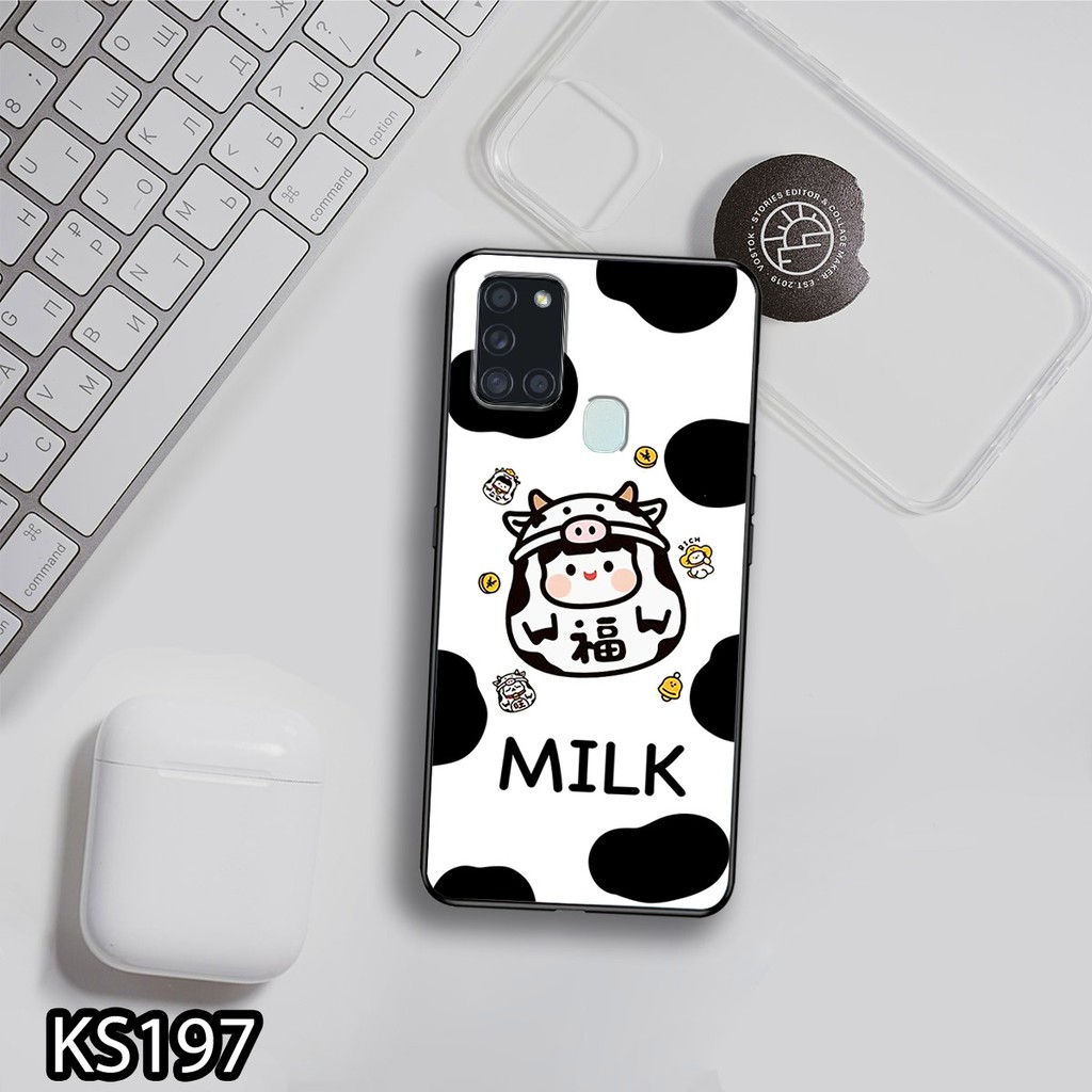 [HOT] Ốp lưng Samsung A11/A21/A21S in hình bò sữa siêu đẹp, độc, lạ_KINGSTORE.HN_Ốp SS  A11/A21/A21S
