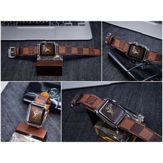 Dây da Apple watch hoạ tiết LV hàng đẹp cực chất cực độc