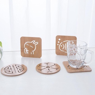 Miếng Lót Cốc Bằng Gỗ Sang Chảnh 2193  MuỐi's StOre