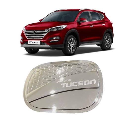 Ốp Nắp Bình Xăng Xe Hyundai Tucson 2016- 2021 mạ crom cao cấp