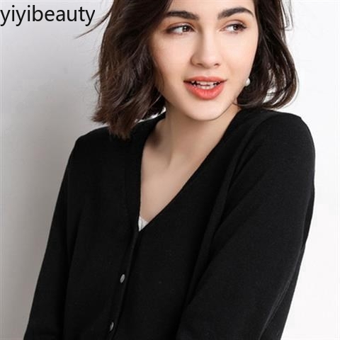  Áo khoác len cardigan cổ chữ V form rộng mẫu 2019 trẻ trung thời trang cho nữ | BigBuy360 - bigbuy360.vn