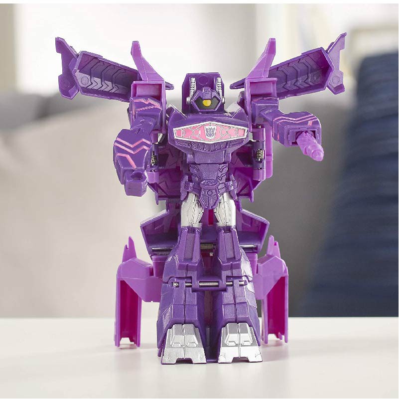 Đồ chơi Hasbro Robot biến hình thần tốc Shockwave Transformer Cyberverse E4791