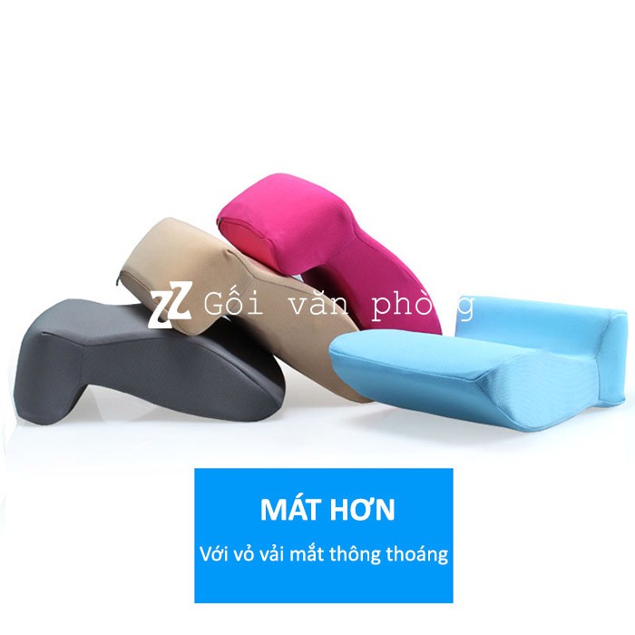 Gối ngủ trưa văn phòng ngồi trên bàn cao su non đa năng ZURI PILLOW GNN-01