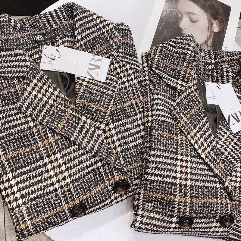 [FREESHIP - HÀNG LOẠI 1] ÁO DẠ KẺ 6 KHUY BASIC CỰC HOT | BigBuy360 - bigbuy360.vn