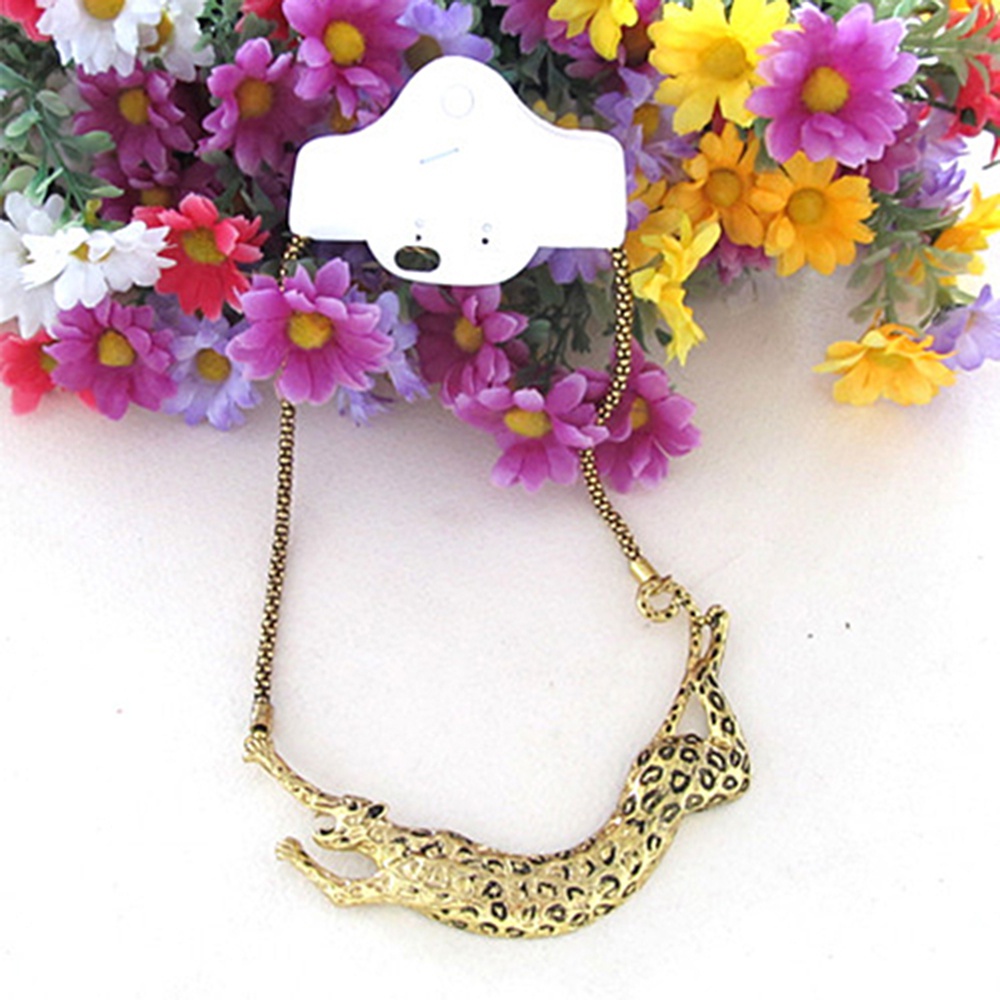 Vòng cổ mạ vàng hình báo độc đáo lạ mắt cá tính dành cho nữ