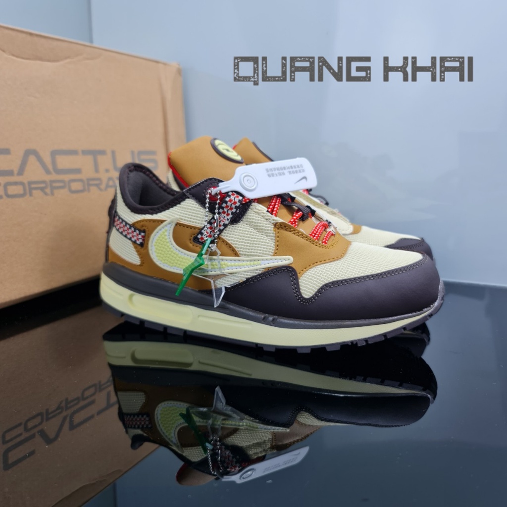 giày Nike Air Max 1 Travis Scott Cactus Jack Baroque Brown