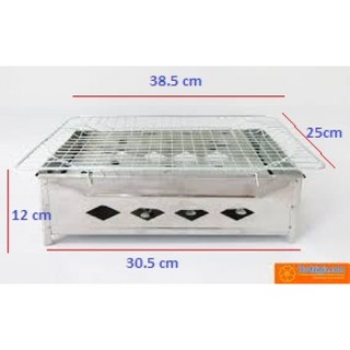 [ SALE ] BẾP NƯỚNG THAN INOX KÈM VỈ siêu bền