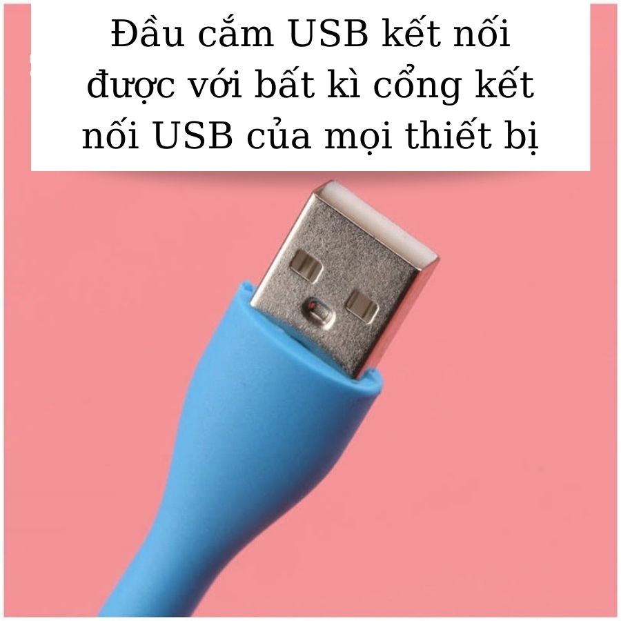 Quạt Mát USB 2 Cánh Dẻo Kết Nối Với Cổng USB Của Máy Phun Sương Máy Xông Tinh Dầu Laptop Sạc Đa Năng