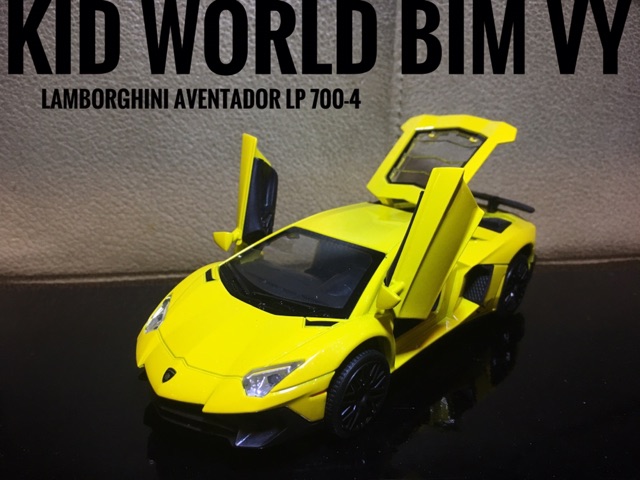 Xe mô hình Lamborghini Aventador LP 700-4. Tỷ lệ 1:32.