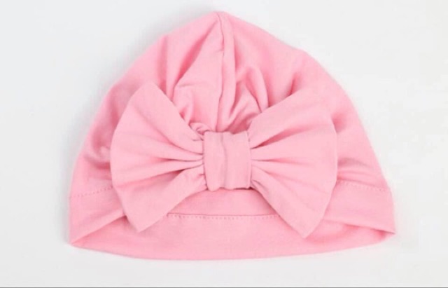 Mũ turban nơ cho bé đến 2,5 tuổi