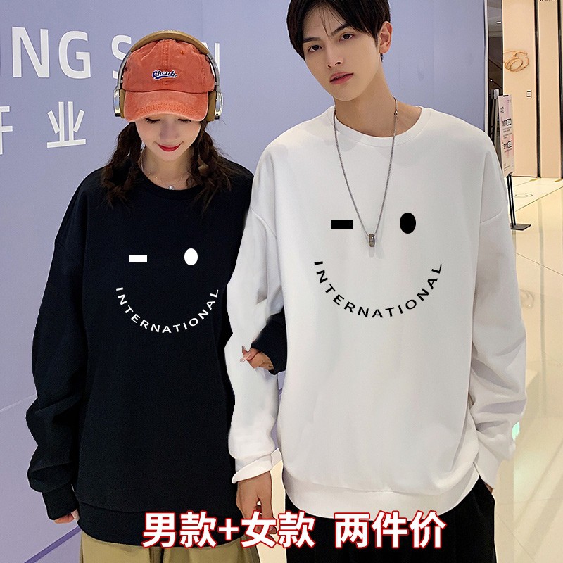 Áo nỉ đôi sweater Unisex nam nữ chất liệu Cotton oversize form rộng in chữ international AMAZ5