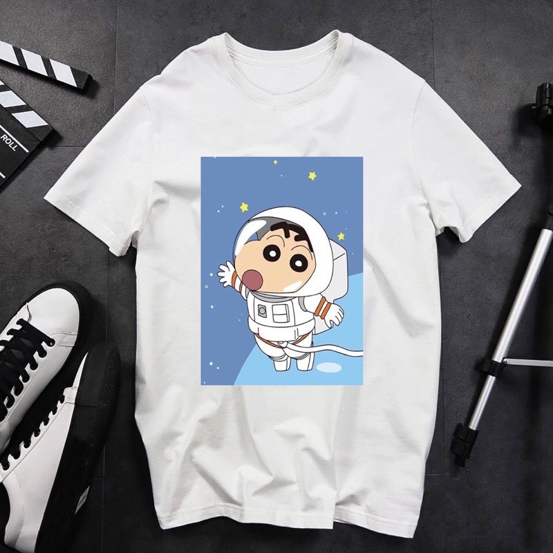 ÁO THUN CUSHIN, ÁO PHÔNG COTTON IN HÌNH HOẠT HÌNH TAY NGẮN
