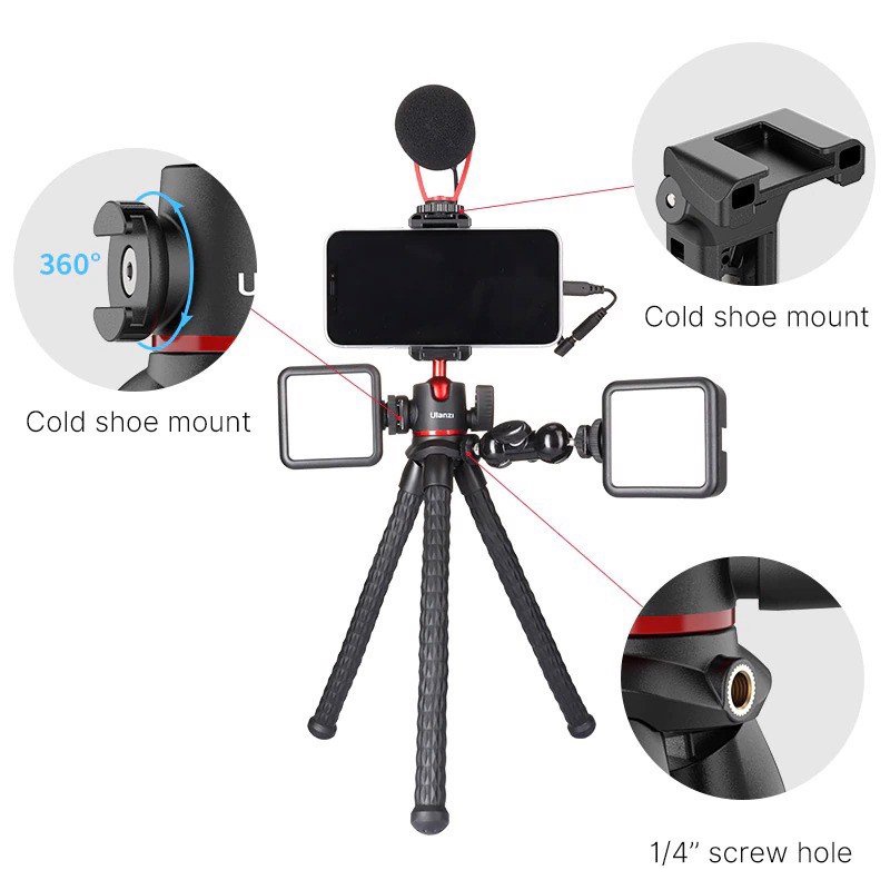 Tripod Bạch Tuộc Cho Máy Ảnh, Điện Thoại Ulanzi MT-33