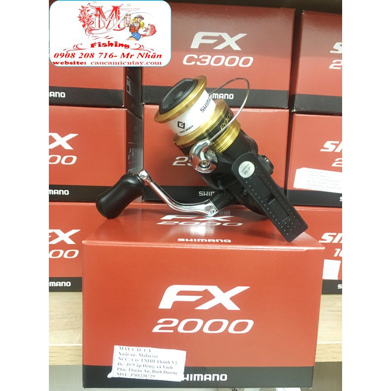 Máy câu Shimano FX 1000 2000 2500 3000 năm 2019