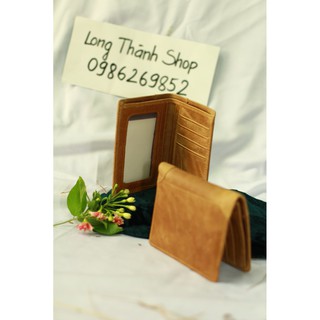 Ví nam da bò handmade 100% ( Ví Đứng )
