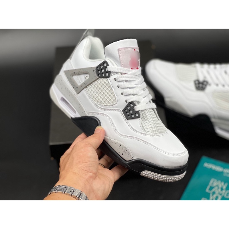 Giày thể thao/ Sneaker Jordan 4 xám trắng (Full box)