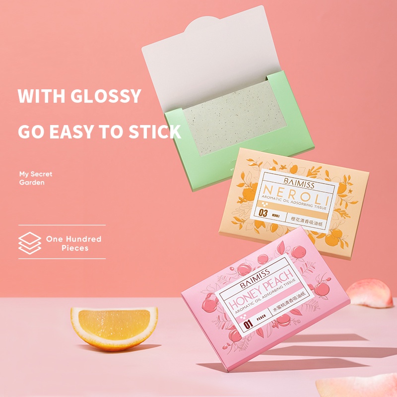 Set 100 tờ giấy thấm dầu BAIMISS hương trà xanh độc đáo | BigBuy360 - bigbuy360.vn