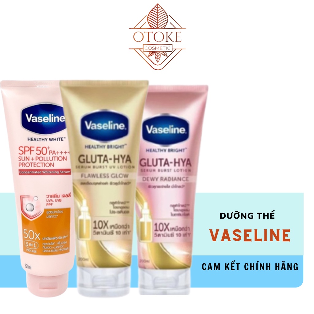 Sữa dưỡng thể Vaseline 50x SPF 50++ 320ml giúp cấp ẩm, dưỡng da mềm mịn