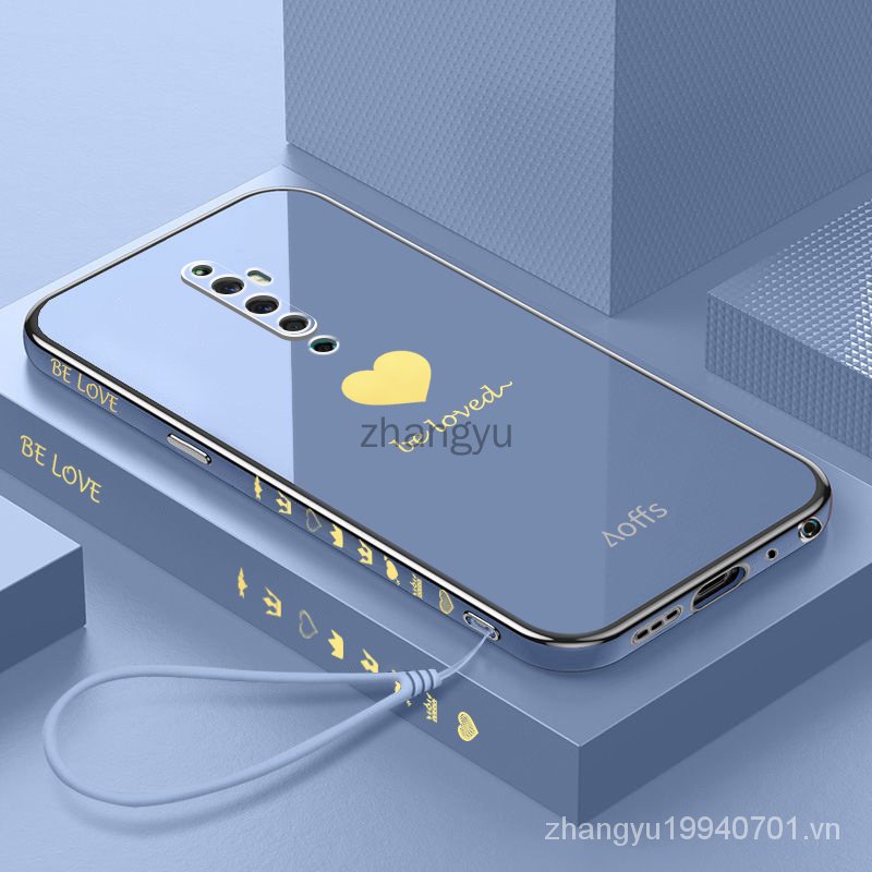 Ốp lưng  OPPO reno 2F reno2 F reno 2 F 2 z Điện Thoại silicone Mềm Mạ Điện Chống