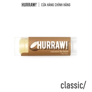 Son dưỡng môi hurraw! balm - hương dừa 4.8g/.17oz