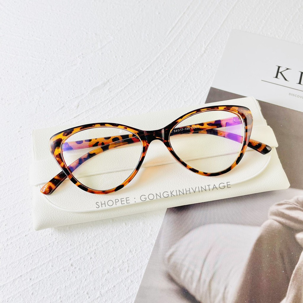 Gọng kính cận nữ ⚡𝑭𝑹𝑬𝑬𝑺𝑯𝑰𝑷⚡ mắt mèo nhựa dẻo Fiveminutes 2383 nhiều màu siêu xinh, lắp được cận từ 0-6 độ | BigBuy360 - bigbuy360.vn