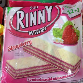 Bánh xốp Rinny vị: bơ, dâu, sữa, socola.-Thái lan- giá rẻ nhất thị trường.