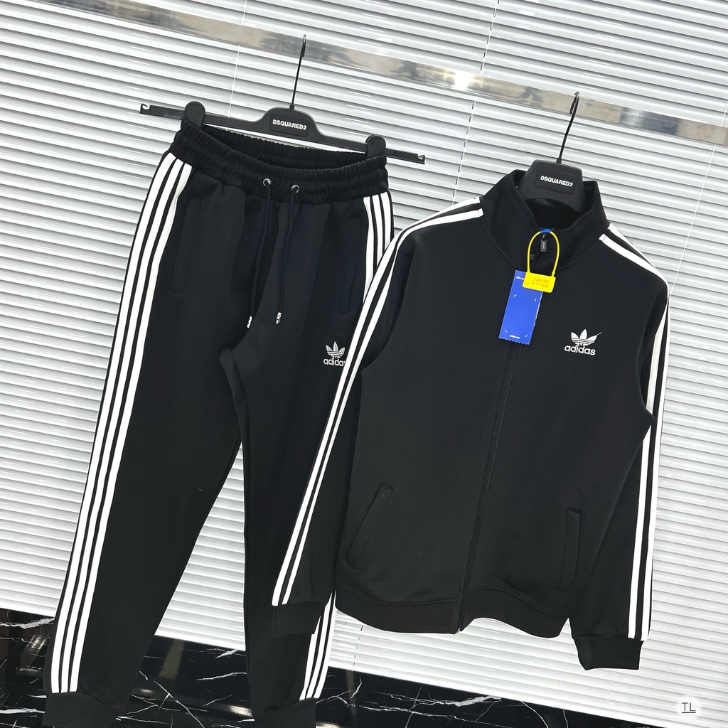 🔥Hot🔥Bộ nỉ Adidas classic quần jogger sọc vai thiết kế hot trend New 2023