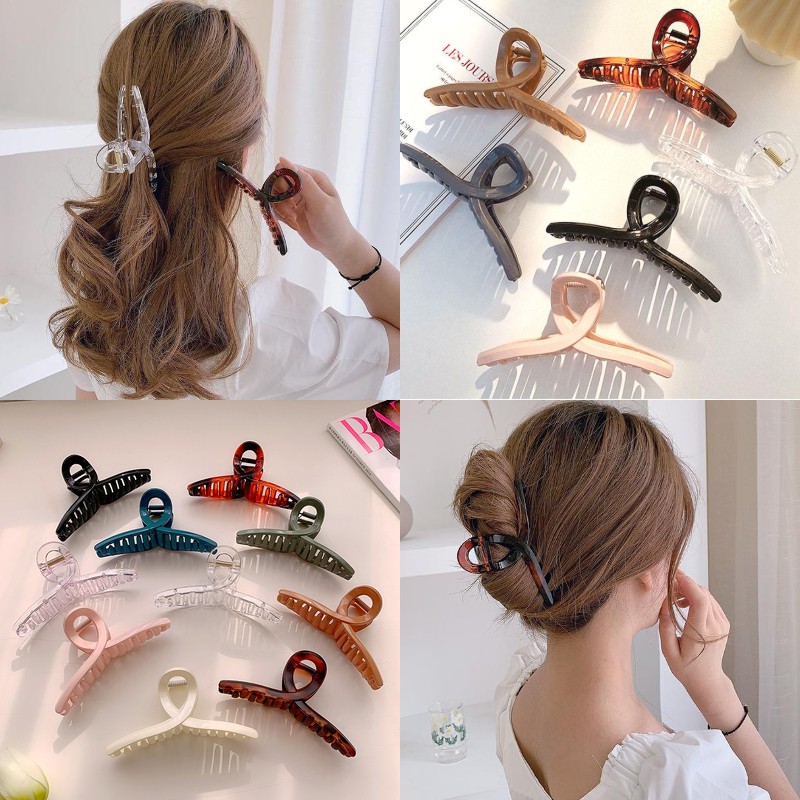 Kẹp Tóc Hàm Cá Mập Phong Cách Hàn Quốc Dùng Để Kẹp Sau Đầu