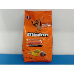 Thức ăn cho mèo con MININO 1.3kg (dùng được cho cả mèo con và mèo trưởng thành)