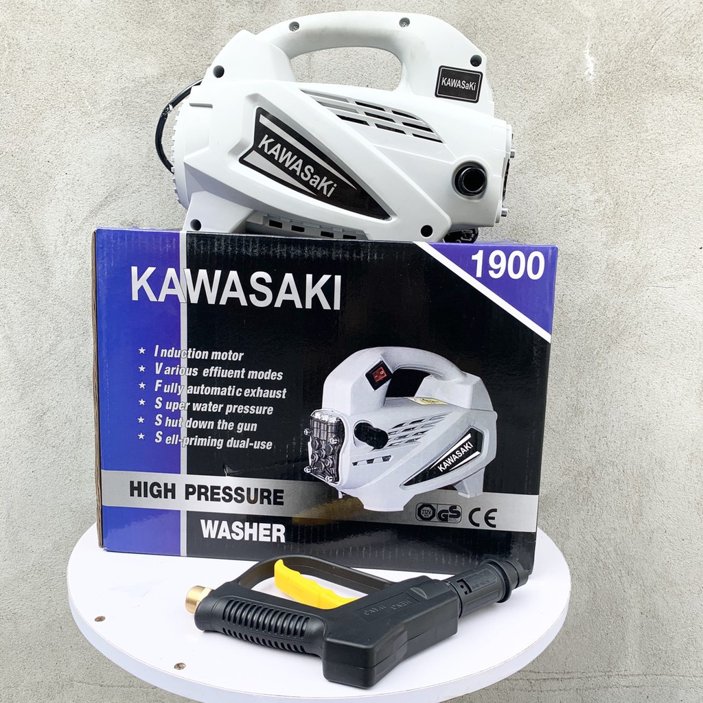 MÁY RỬA XE KAWASAKI CÔNG SUẤT 1900W TÍCH HỢP NHỮNG TÍNH NĂNG ƯU VIỆT