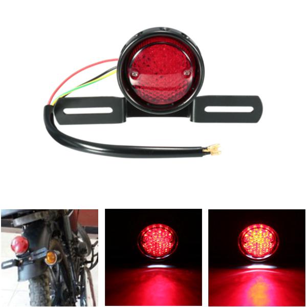 Dc 12v motorcycle led tail stop brake rear light for harley bobber cafe racer