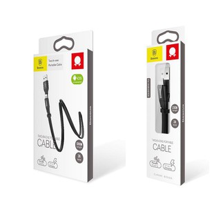 Cáp đa năng Baseus 2 in 1 Lightning và Micro USB dây dẹt 2A 120cm
