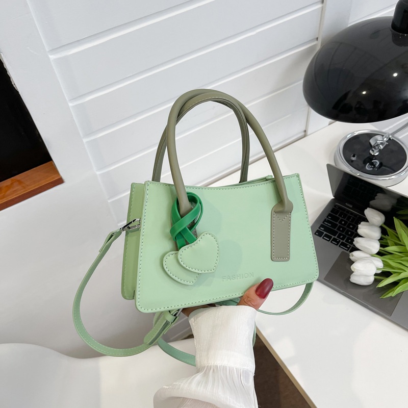 Túi Xách Đeo Vai Hình Vuông Cỡ Nhỏ Màu Tương Phản Thời Trang Cho Nữ