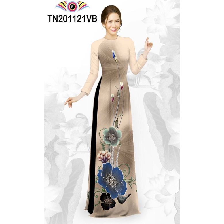 AO DAI HỌA TIẾT ĐỦ SIZE Y HÌNH