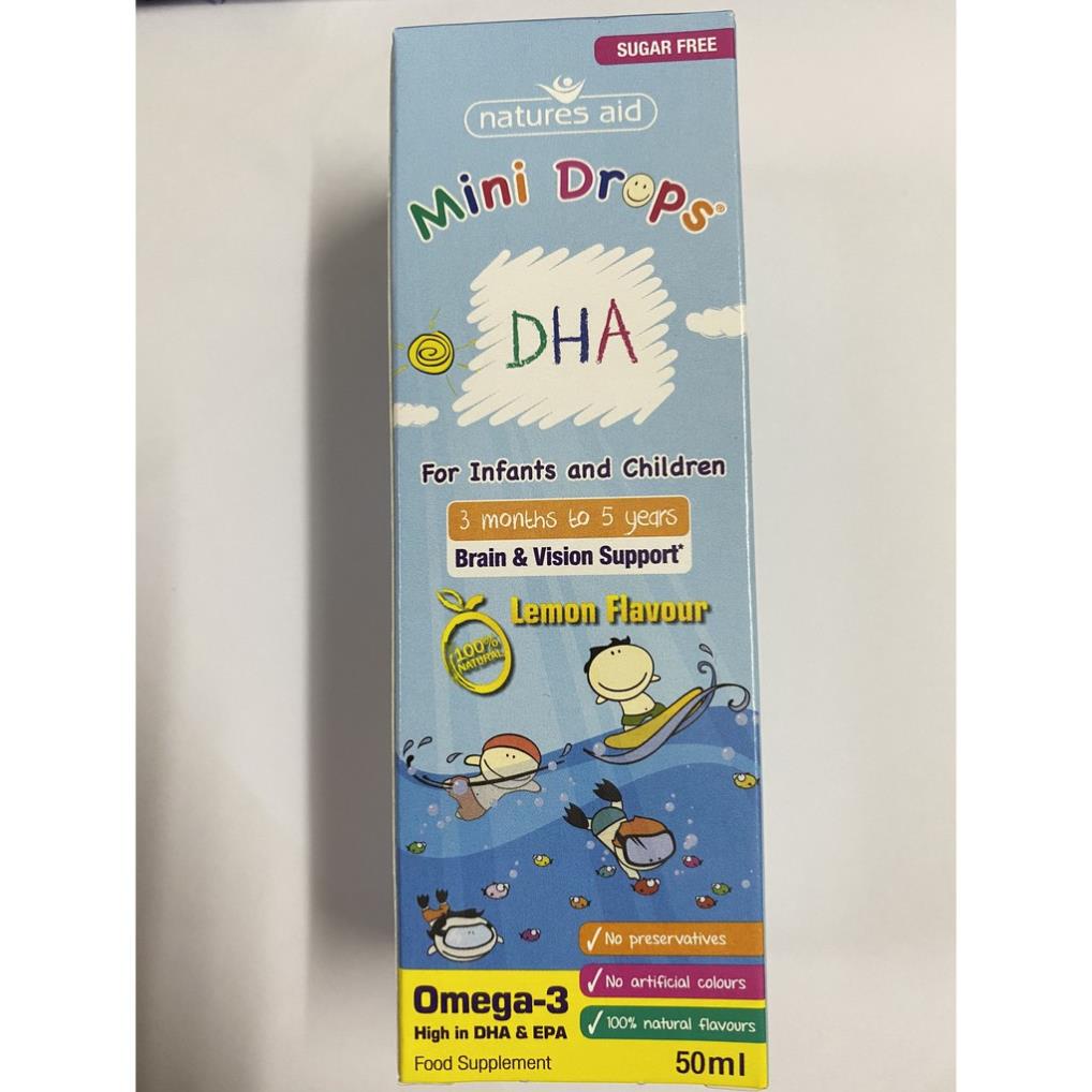 Mini Drops DHA.Bổ Sung Omega3,DHA,EPA Phát Triển Trí Não Toàn Diện Cho Bé
