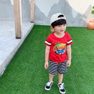 Mã 5017 bộ đồ ngắn tay phong cách Hàn Quốc cho bé trai