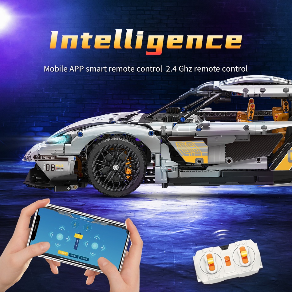 Đồ chơi lắp ráp xe Technic mô hình Xe Thể Thao Koenigsegg  - MOYU BLOCK 88012