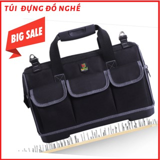 (Hàng chính hãng)Túi đựng đồ nghề, giỏ đựng đồ nghề đế nhựa cứng, Chống nước,cao cấp siêu bền cho anh em thợ ạ