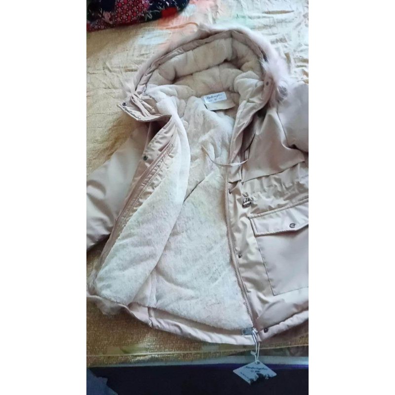 Áo parka lót lông siêu dày ấm