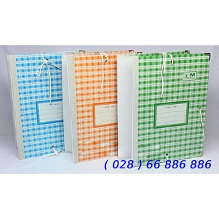 Bìa hộp giấy 3 dây 10cm đựng hồ sơ, tài liệu. Do VPP Hiếu Cường cung cấp