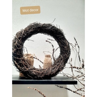 [VIDEO, ẢNH THẬT] Vòng cỏ bện, vòng nguyệt quế handmade hàng chất lượng dùng trang trí decor, noel, tết