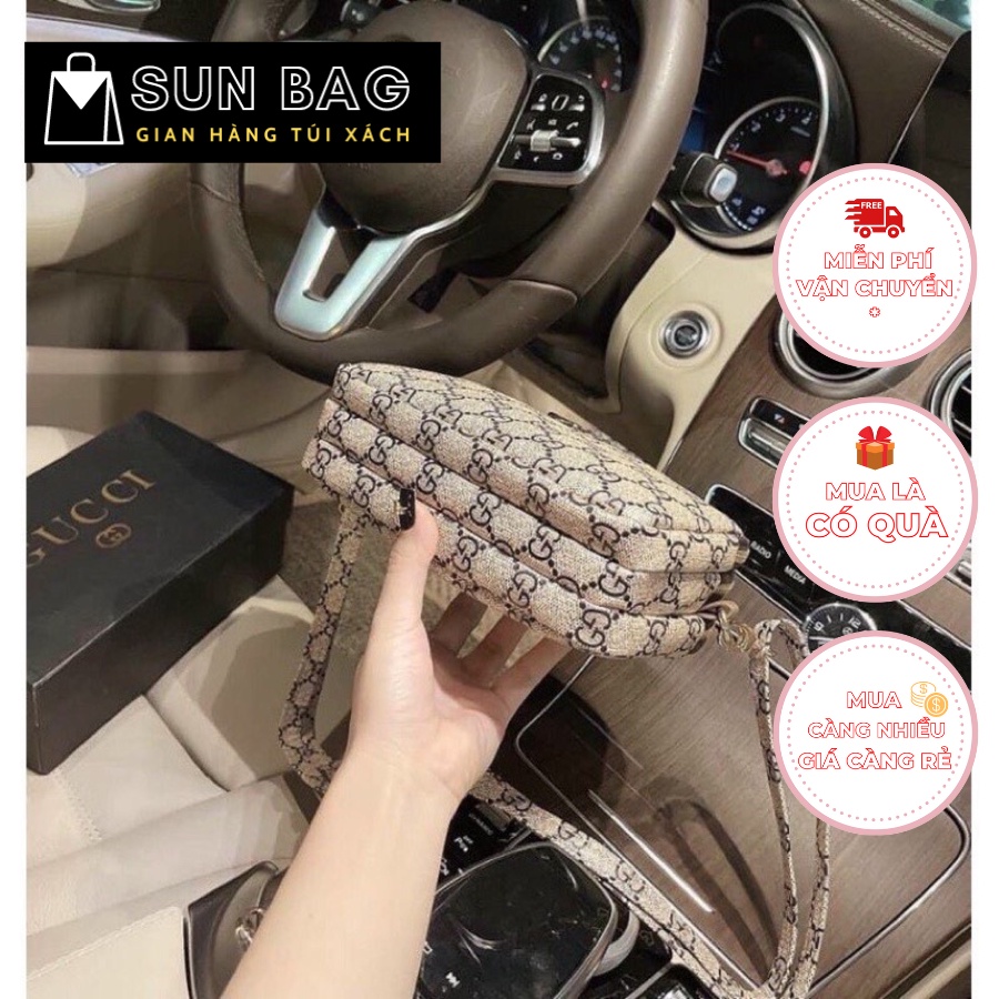 Túi xách nữ đeo chéo, túi đi chơi, đi học, da cao cấp thời trang, nhiều ngăn, size 20cm SB034