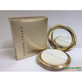 Phấn phủ trang điểm siêu mịn geo lamy catalina golden pact vàng