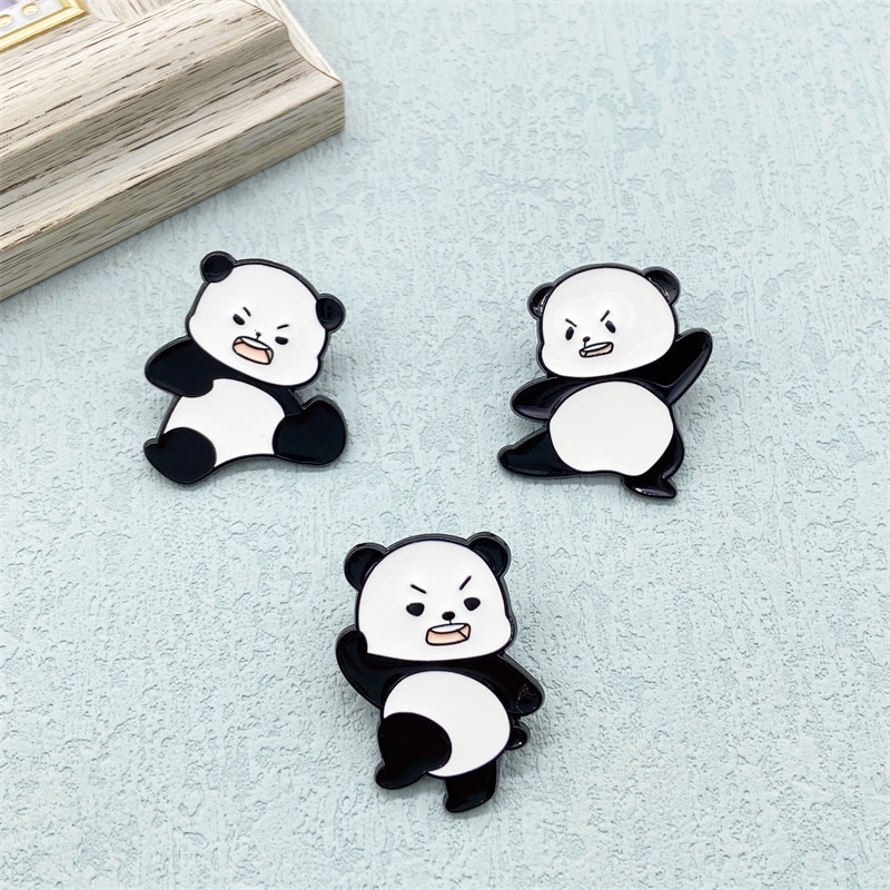 Ghim cài áo MISS ZOE hình gấu trúc hoạt hình đáng yêu