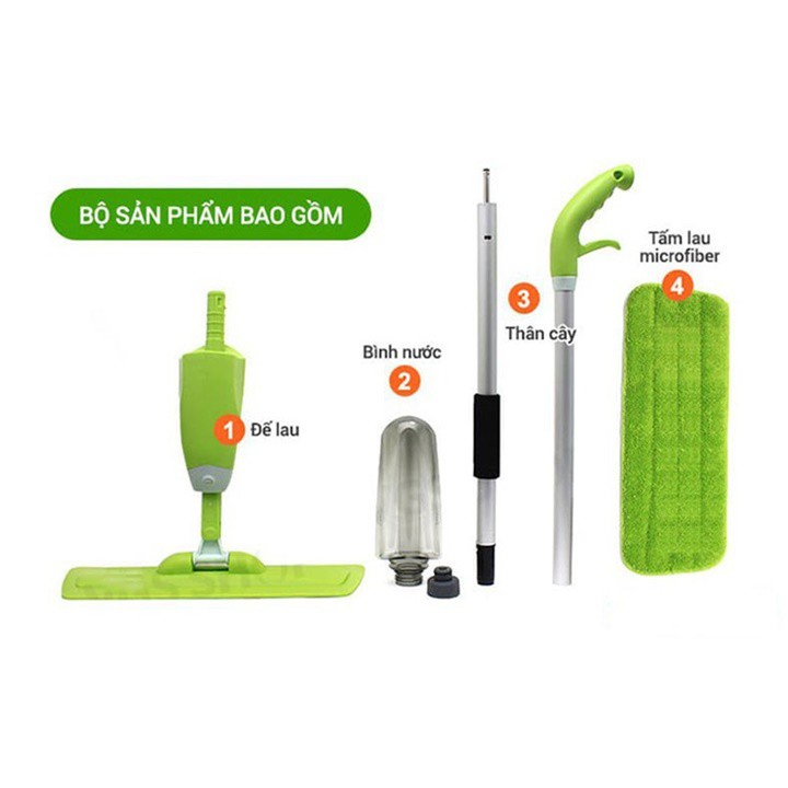 Cây lau nhà có bình xịt nước tự động SPRAY MOP