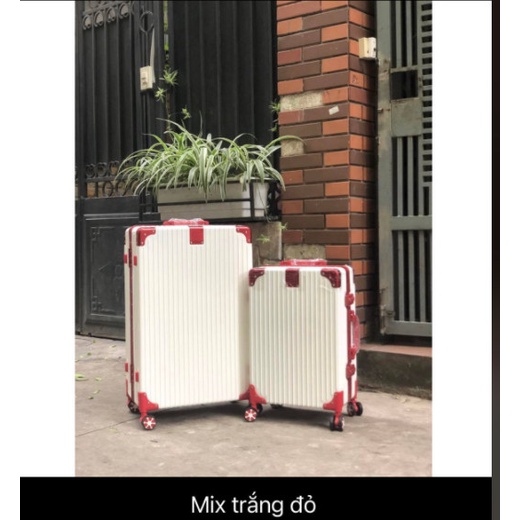 Vali khung nhôm khoá sập size26 TSA 2 màu  1 đổi 1 trong 15 ngày .