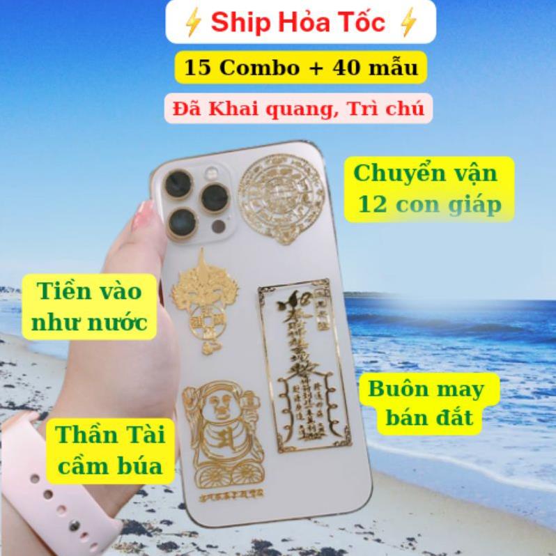 [Giá Sỉ ] Miếng dán điện thoại Linh Phù Tài Lộc