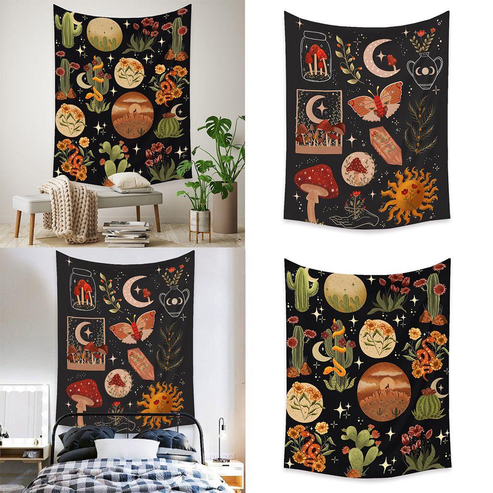 KUNHEV Phụ Kiện Treo Tường Trang Trí Hình Trăng Sao Phong Cách Hippie