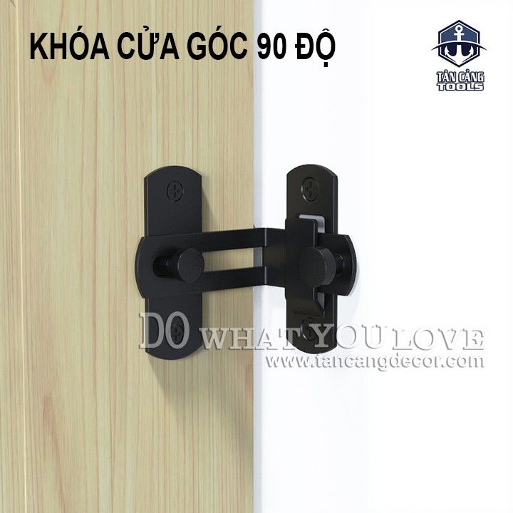 Khóa Gài Cửa Barn Door 90 Độ