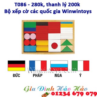 BỘ XẾP CỜ CÁC QUỐC GIA WINWINTOYS